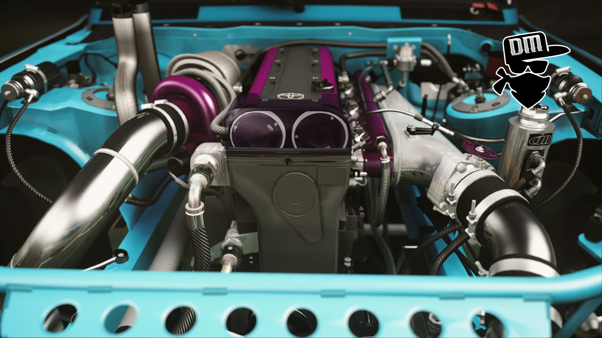 20220122 160124 underground vdc bmw e30 2018 pro Toyota 2jz drift engine front