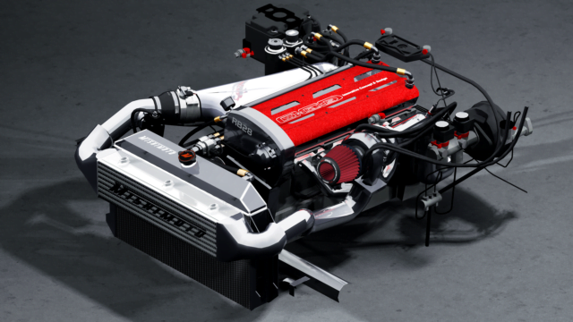 Nissan RB28DET Engine Assetto Corsa