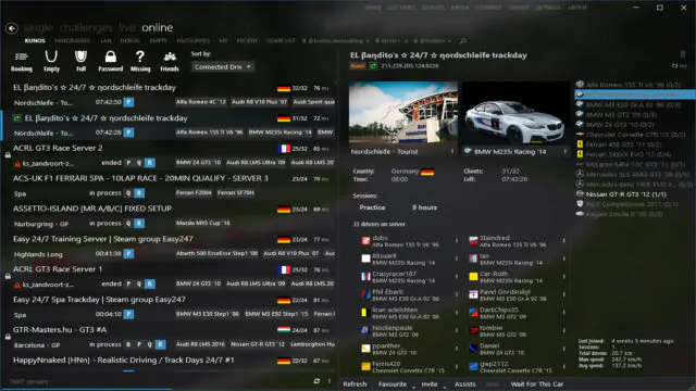 Content mamager Assetto Corsa