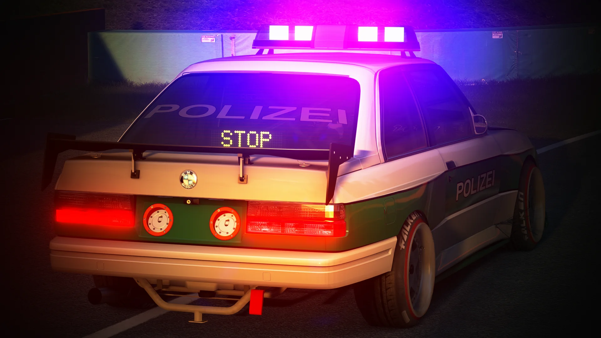 BMW M3 E30 Drift Polizei