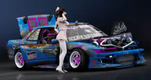 Nissan Silvia S13 Ferrari V12 Drift Missile Nissan Silvia S13 Ferrari V12 Drift Missile Blue