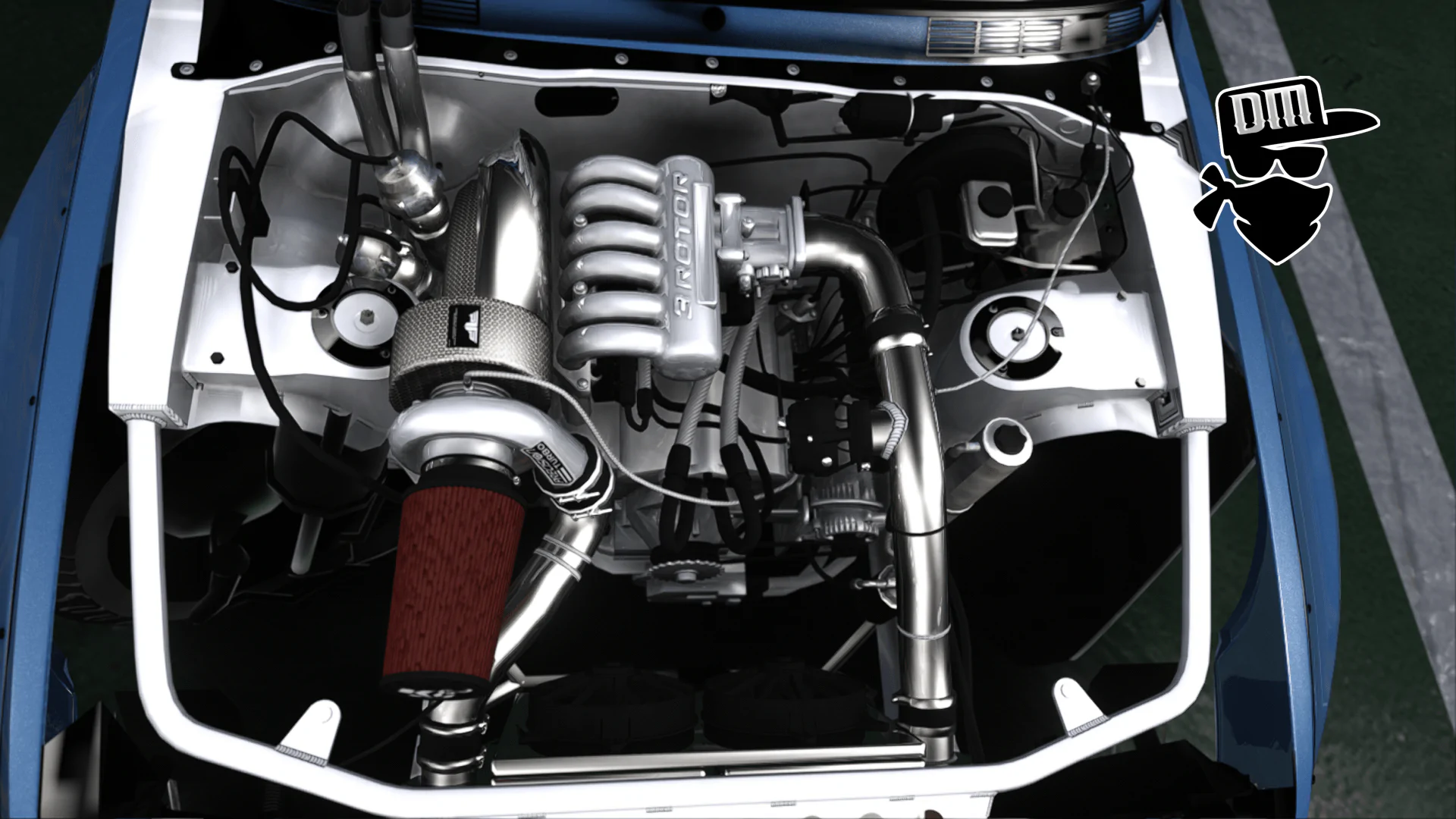 Mazda Turbocharged 3-Rotor Rotary 20B