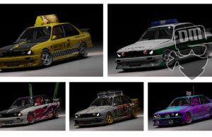 BMW M3 E30 Drift Replacement Kit Assetto Corsa BMW M3 E30 Drift Custom
